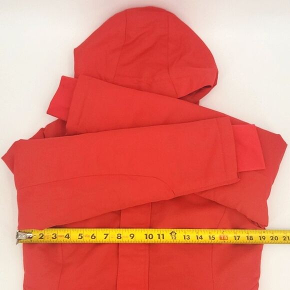 All In Motion Cold Weather Jacket Size XS Extra Small Womens Red Puffer Hooded - Picture 7 of 10